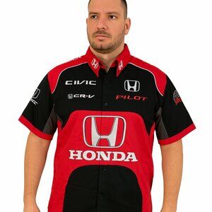 Racing Shirt Honda Team F1 Style Embroidered Pit Crew Uniform XXL